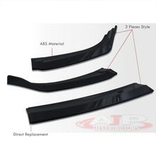 Load image into Gallery viewer, Honda Civic 2016-2018 3-Piece Style Front Bumper Lip Gloss Black (Will Not Fit Hatchback, Si, & Type-R Models)