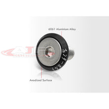 Load image into Gallery viewer, Universal 6 Piece JDM Black Billet Aluminum Engine Bay Dress Up Kit M8 x 20mm Fender Washer