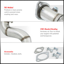 Load image into Gallery viewer, Acura Integra 1990-2001 / Honda Civic 1988-2000 / CRX 1988-1991 / Del Sol 1993-1997 B-series B16 B17 B18 B20 T3 Turbo Downpipe