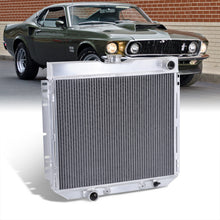 Load image into Gallery viewer, Ford Mustang 1969-1970 / Maverick 1970-1977 / Falcon 1966-1970 / Torino 1968-1969 / Fairlane 1963-1969 4.1L 5.0L Manual Transmission Aluminum Radiator