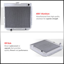 Load image into Gallery viewer, Ford Mustang 1969-1970 / Maverick 1970-1977 / Falcon 1966-1970 / Torino 1968-1969 / Fairlane 1963-1969 4.1L 5.0L Manual Transmission Aluminum Radiator