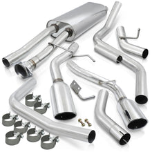 Load image into Gallery viewer, Cadillac Escalade 6.0L V8 2002-2006 Dual Tip Stainless Steel Catback Exhaust System (Excluding ESV & EXT Models) (Piping: 2.5" / 65mm | Tip: 4.5")