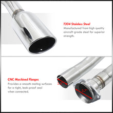 Load image into Gallery viewer, Cadillac Escalade 6.0L V8 2002-2006 Dual Tip Stainless Steel Catback Exhaust System (Excluding ESV & EXT Models) (Piping: 2.5" / 65mm | Tip: 4.5")