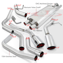 Load image into Gallery viewer, Cadillac Escalade 6.0L V8 2002-2006 Dual Tip Stainless Steel Catback Exhaust System (Excluding ESV & EXT Models) (Piping: 2.5" / 65mm | Tip: 4.5")