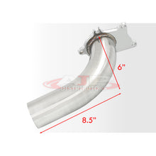 Load image into Gallery viewer, Universal 10" 90 Degree 2.5" T3/T4 Turbo Downpipe