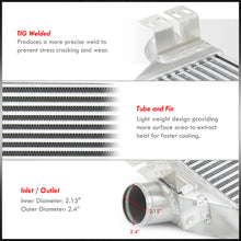 Load image into Gallery viewer, For 2006-2010 Volkswagen VW Golf GTI Jetta / Audi A3 Tube & Fin Turbo Intercooler FMIC + Piping Kit Red Couplers - 2.0L 2.0T FSi Mk5 Mk6 07 08 09