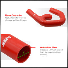 Load image into Gallery viewer, For 2006-2010 Volkswagen VW Golf GTI Jetta / Audi A3 Tube & Fin Turbo Intercooler FMIC + Piping Kit Red Couplers - 2.0L 2.0T FSi Mk5 Mk6 07 08 09