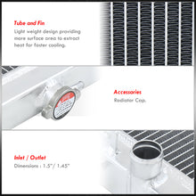Load image into Gallery viewer, Nissan 240SX S14 KA24DE 1995-1998 Manual Transmission Aluminum Radiator