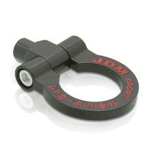 Load image into Gallery viewer, JDM Sport Heavy Duty Mild Steel Black Front Rear Tow Hook Ring (M12 x 1.75 Thread)