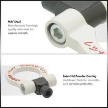 Load image into Gallery viewer, JDM Sport Heavy Duty Mild Steel White Front Rear Tow Hook Ring (M12 x 1.75 Thread)