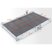 Load image into Gallery viewer, Mitsubishi Lancer Evo 7 8 9 2003-2007 Aluminum Radiator