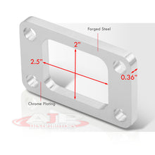 Load image into Gallery viewer, Universal 4 Bolt T3 Turbo Manifold Adapter Flange