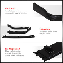 Load image into Gallery viewer, Lexus ES 350 2019-2021 3-Piece Style Front Bumper Lip Gloss Black