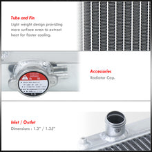 Load image into Gallery viewer, Acura Integra 1990-1993 Manual Transmission Aluminum Radiator
