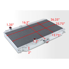 Load image into Gallery viewer, Acura Integra 1990-1993 Manual Transmission Aluminum Radiator