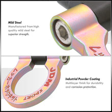 Load image into Gallery viewer, JDM Sport Heavy Duty Mild Steel Neon Front Rear Tow Hook Ring (M12 x 1.75 Thread)