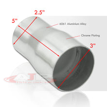 Load image into Gallery viewer, 2.5inch to 3inch Aluminum Reducer Pipe