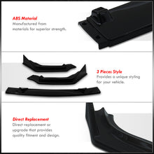 Load image into Gallery viewer, Ford Focus 2015-2018 3-Piece Style Front Bumper Lip Gloss Black