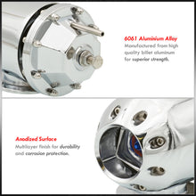 Load image into Gallery viewer, Universal SQV Style Chrome Blow Off Valve BOV + Aluminum O-Ring Weldable Adapter Flange Kit