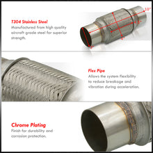 Load image into Gallery viewer, Universal Flex Pipe (Length: 10" | Flex Pipe: 4" | Inlet/Outlet: 3")