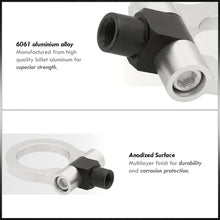 Load image into Gallery viewer, Universal Aluminum Tow Hook Ring Adapter Silver (M12x1.75 Thread)