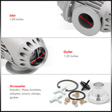 Load image into Gallery viewer, Universal SSQV Style Chrome Blow Off Valve BOV + Aluminum O-Ring Weldable Adapter Flange Kit