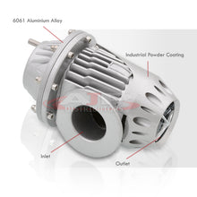 Load image into Gallery viewer, Universal SSQV Style Chrome Blow Off Valve BOV + Aluminum O-Ring Weldable Adapter Flange Kit
