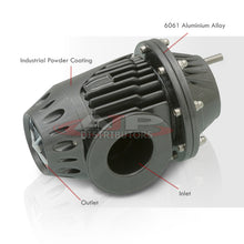 Load image into Gallery viewer, Universal SSQV Style Smoke Blow Off Valve BOV + 2.5" Aluminum Adapter Flange Kit