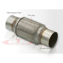 Load image into Gallery viewer, Universal Flex Pipe (Length: 10" | Flex Pipe: 4" | Inlet/Outlet: 2.5")