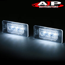 Load image into Gallery viewer, Audi / Porsche Rear White SMD LED License Plate Lights Clear Lens