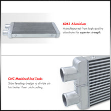 Load image into Gallery viewer, Universal Same Side Aluminum Intercooler (Bar & Plate | Overall: 31.75" x 11.5" x 3.0" | Core: 23.5" x 11.5" x 2.75" | Inlet/Outlet: 2.5")