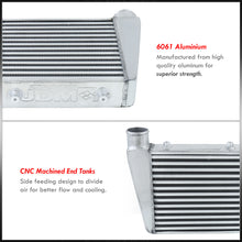 Load image into Gallery viewer, Universal Top Mount Aluminum Intercooler (Tube & Fin | Overall: 16.5" x 11.0" x 2.75" | Core: 11.0" x 11.0" x 3.0" | Inlet/Outlet: 2.5")