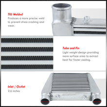 Load image into Gallery viewer, Universal Top Mount Aluminum Intercooler (Tube & Fin | Overall: 16.5" x 11.0" x 2.75" | Core: 11.0" x 11.0" x 3.0" | Inlet/Outlet: 2.5")