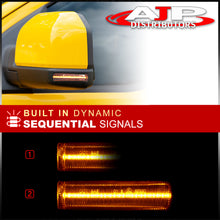 Load image into Gallery viewer, Ford F150 2015-2020 Front Amber Sequential LED Side Mirror Signal Marker Lights Clear Len