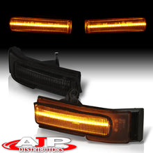 Load image into Gallery viewer, Ford F150 2015-2020 Front Amber Sequential LED Side Mirror Signal Marker Lights Smoke Len