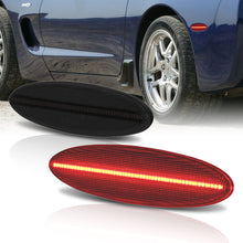 Load image into Gallery viewer, Chevrolet Corvette C5 1997-2004 Rear Red LED Side Marker Lights Smoke Len