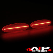 Load image into Gallery viewer, Chevrolet Corvette C5 1997-2004 Rear Red LED Side Marker Lights Smoke Len