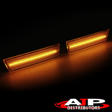 Load image into Gallery viewer, Dodge Challenger 2008-2014 Front Amber LED Side Marker Smoke Len