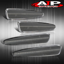 Load image into Gallery viewer, Chevrolet Corvette C6 2005-2013 4 Piece Front Amber & Rear Red LED Side Marker Lights Clear Len