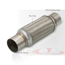 Load image into Gallery viewer, Universal Flex Pipe (Length: 12" | Flex Pipe: 8" | Inlet/Outlet: 2.5")