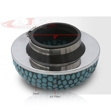 Load image into Gallery viewer, Universal 3inch Mushroom Filter Black Mesh Teal Green Foam