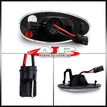 Load image into Gallery viewer, Chevrolet Silverado (Dually) 2500HD 3500HD 2001-2014 / GMC Sierra (Dually) 2500HD 3500HD 1999-2014 4 Piece Front Amber & Rear Red LED Fender Side Marker Lights Clear Len