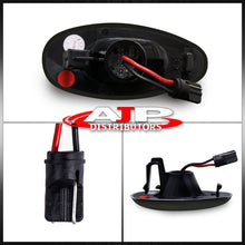 Load image into Gallery viewer, Chevrolet Silverado (Dually) 2500HD 3500HD 2001-2014 / GMC Sierra (Dually) 2500HD 3500HD 1999-2014 4 Piece Front Amber & Rear Red LED Fender Side Marker Lights Smoke Len