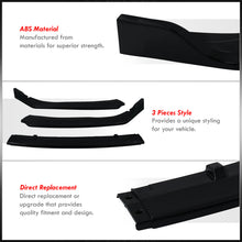 Load image into Gallery viewer, Honda Accord 2018-2020 3-Piece Style Front Bumper Lip Gloss Black