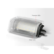 Load image into Gallery viewer, Lexus ES350 IS250 IS350 LS460 RX350 2-Piece Left & Right Interior White SMD LED Door Courtesy Lights Clear Len