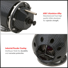 Load image into Gallery viewer, Universal SQV Style Carbon Blow Off Valve BOV + Aluminum O-Ring Weldable Adapter Flange Kit