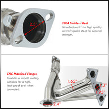 Load image into Gallery viewer, Mitsubishi 3000GT V6 DOHC 1991-1999 / Dodge Stealth 1991-1999 Stainless Steel Exhaust Header