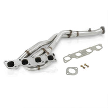 Load image into Gallery viewer, For 1991-1998 Nissan 240SX S13 S14 2.4L KA24DE DOHC 1-Piece Stainless Steel 4-2-1 Long Tube Header Exhaust Manifold