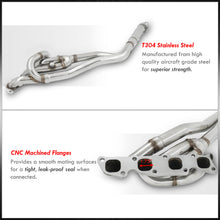 Load image into Gallery viewer, For 1991-1998 Nissan 240SX S13 S14 2.4L KA24DE DOHC 1-Piece Stainless Steel 4-2-1 Long Tube Header Exhaust Manifold