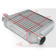 Load image into Gallery viewer, Universal Aluminum Intercooler (Tube & Fin | Overall: 18.5" x 11.5" x 3.0" | Core: 11.0" x 11.5" x 3.0" | Inlet/Outlet: 3.0")